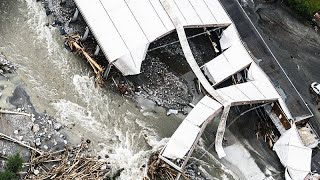 Todesangst im Tessin So schlimm waren die Unwetter in der Schweiz [upl. by Norri804]