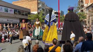 Gegants de Molins de Rei  36a Trobada de Gegants de Molins de Rei 1102023 [upl. by Ennahtur]