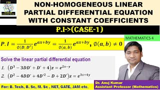 Non Homogeneous Partial Differential Equations  PI of Partial Differential Equations  PI Case 1 [upl. by Annhoj113]