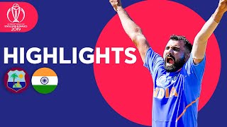 India March On With Easy Win  West Indies vs India  Match Highlights  ICC Cricket World Cup 2019 [upl. by Kellsie979]