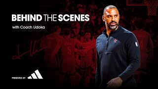 BehindTheScenes With Coach Udoka Presented by adidas  Houston Rockets [upl. by Aneev]