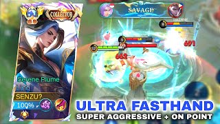 LING ULTRA FASTHAND  SAVAGE  SUPER AGGRESSIVE  ON POINT GAMEPLAY Ling Mobile Legends [upl. by Uria]