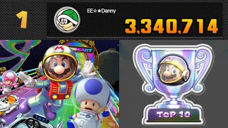 Mario Kart Tour  Space Tour 2024 AllCup Ranking Top 10 All Courses High Scores [upl. by Schwarz714]