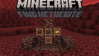 I find my world first Netherite ingort  How to play Minecraft part 6 [upl. by Aelrac]