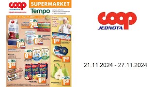 COOP Jednota leták  21112024  27112024 [upl. by Alva455]