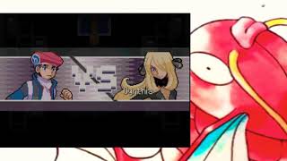 Pokemon Platinum  vs Cynthia  Gyarados best movesets  gyarados sweep [upl. by Favien]