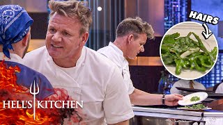 Chef Ramsays Fuming as Customer Finds Two Hairs in Her Salad  Hells Kitchen [upl. by Jock504]