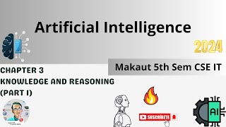 Unit 3  Knowledge and Reasoning Part 1▶️Artificial Intelligence makaut ai cse education [upl. by Lulu]