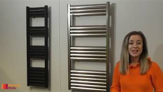 Champagne Designer Towel Rail by Accuro Korle  High Quality Energy Efficient Aluminium Radiator [upl. by Einnaffit]