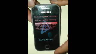 tutorial hard reset samsung galaxy GT S5360L restablecer datos de fabrica [upl. by Narib]