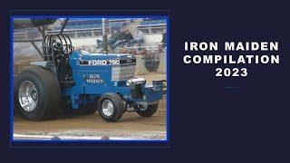 Iron Maiden Ford 7910 Compilation 2023 Interstate Truck and Tractor Pullers Light Limited Turbo [upl. by Isej]