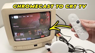 How to Connect Chromecast With CRT TV [upl. by Vidal833]