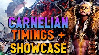 How To Use CARNELIAN In GB 2 Full Timings and Showcase EASY Score Increase  Watcher of Realms [upl. by Phelgen]