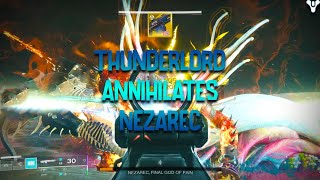 THUNDERLORD COOKS ROOT OF NIGHTMARES  Destiny 2 [upl. by Anaibib]