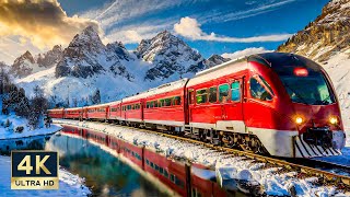 Bernina Express Train 🇨🇭 4K Tirano to St Moritz Switzerland Full Tour [upl. by Maureene]