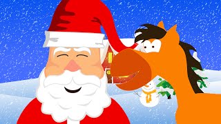 Ein Kleiner Weißer Schneemann Jingle Bells  Weihnachtslied für Kinder Tinyschool Deutsch [upl. by Modie676]