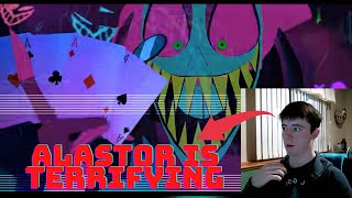 Hazbin Hotel Song Alastors Game SFM Animation by MrMautz  REACTION [upl. by Bozuwa]