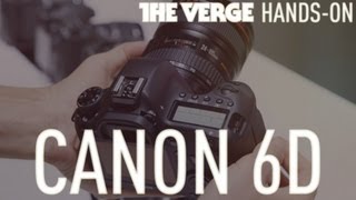 Canon 6D full frame DSLR handson demo [upl. by Adnael444]