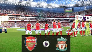 Arsenal vs Liverpool Premier League 2425 Full Match Highlights Skillful PES gameplay [upl. by Sigsmond175]