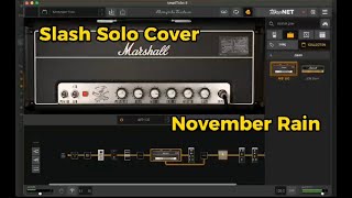 November Rain Solo with Amplitube 5 Slash Collection [upl. by Ainatit246]