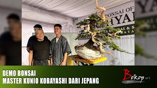 DEMO BONSAI MASTER KUNIO KOBAYASHI DARI JEPANG [upl. by Sidras]