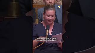 Mathilde Panot dénonce la venue de Bezalel Smotrich en France ajplusfrancais nfp lfi [upl. by Kancler]