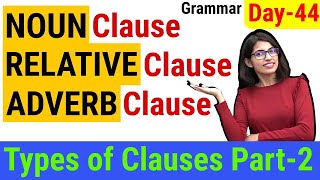 Noun Clause  Types of Dependent clause  Clauses Part 2  EC Day44 [upl. by Ysdnil574]