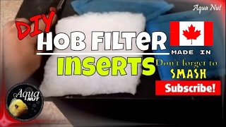 DIY HOB Filter Cartridge Pads  Making Homemade Filter Inserts [upl. by Ihcalam]