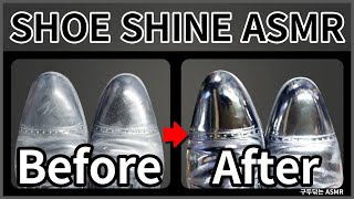 SHOE SHINE ASMRBeforeampAfter  Tandy shoes formal shoe style shoeshineasmr 靴磨き जूतेकीचमक [upl. by Leugimesoj]