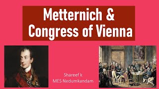 Vienna Congress amp Metternich [upl. by Noda]