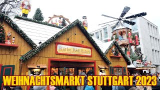 Weihnachtsmarkt Stuttgart 2023  Christmas Market Stuttgart Germany [upl. by Tome]