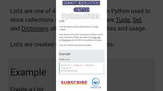 Python Of List pythonlist list listening listing [upl. by Nnaitak]