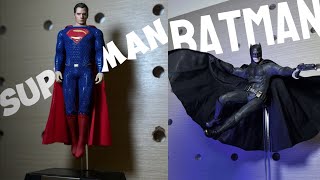 【TOY REVIEW】Welike toys 112th Superman ampBatman！ Probably the BEST choice for 6inch SupermanampBatman [upl. by Adamok]