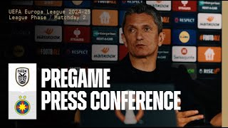 Pregame Press Conference PAOK FC Vs FCSB – Live PAOK TV [upl. by Shantha95]