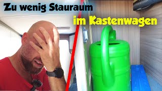 KASTENWAGEN STAURAUM OPTIMIERUNG  Warum CLEVER beim STAURAUM gar nicht CLEVER ist  WOHNMOBIL TIPPS [upl. by Nogas718]