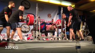 Carl Yngvar Christensen 1230kg Total WORLD RECORD [upl. by Anavoj362]