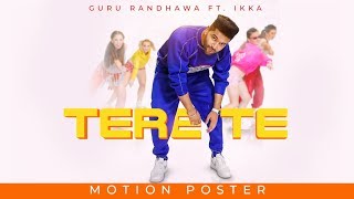 Tere Te Guru Randhawa Feat IKKA  Motion Poster  TSeries [upl. by Navad370]