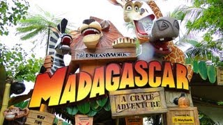 Universal Studios Singapore Madagascar Full Ride HD [upl. by Rhetta]