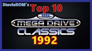 Top 10 Sega Mega DriveGenesis Games 1992 [upl. by Nwahsear]