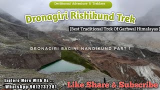 DRONAGIRI BAGINI GLACIER RISHIKUND  Uttarakhand Trek द्रोणागिरी बागिनी ग्लेशियर ऋषिकुंड ट्रेक [upl. by Atinehc]