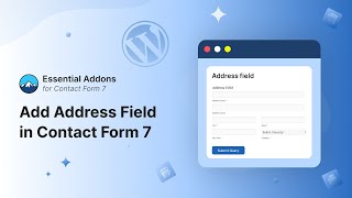 How to Add Address Field in Contact Form 7 [upl. by Attelrac]