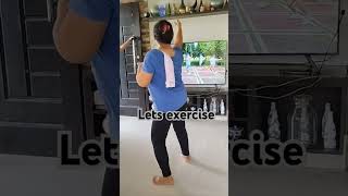 Lets dance and exercise exercise dance shortsvideo [upl. by Langer428]