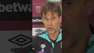 quotTHE FANS ALWAYS DEMAND THE BESTquot Julen Lopetegui on the Tottenham v West Ham Game [upl. by Manville610]