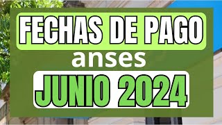 ❗️ANSES FECHAS DE COBRO JUNIO 2024 [upl. by Oira]