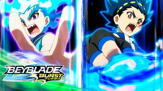 BEYBLADE BURST TURBO  Ép5 Combat Turbo  Valtryek contre Lúinor   Ép6 Le chevalier de lhiver [upl. by Noicpesnoc916]