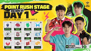 EN FFWS Global Finals 2024  Point Rush Stage Day 1 [upl. by Irollam399]