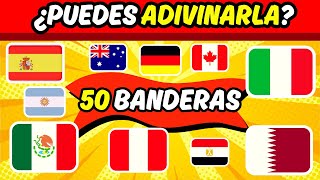 quot¡SOLO EL 1 PUEDE ADIVINAR TODAS ESTAS BANDERAS 😱🌍quot [upl. by Rettke189]