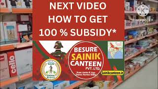 BeSure Sainik Canteen Business Opportunity  Low Investment High Return No Franchise fee Business [upl. by Sawyere]