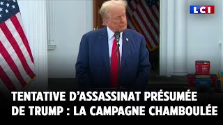 Tentative d’assassinat présumée de Trump  la campagne chamboulée [upl. by Hamforrd783]