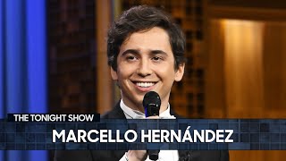 Marcello Hernández Makes His Tonight Show StandUp Debut  The Tonight Show Starring Jimmy Fallon [upl. by Belva]